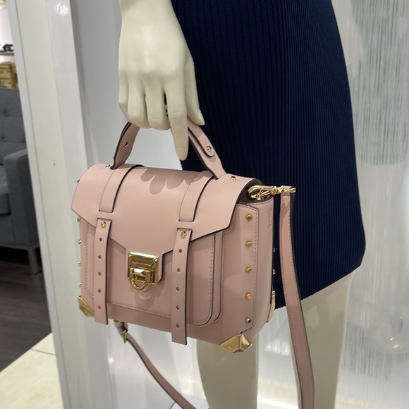 MICHAEL KORS MANHATTAN MEDIUM TOP HANDLE SCHOOL SATCHEL CROSSBODY BAG 
NWT - Picture 1 of 16